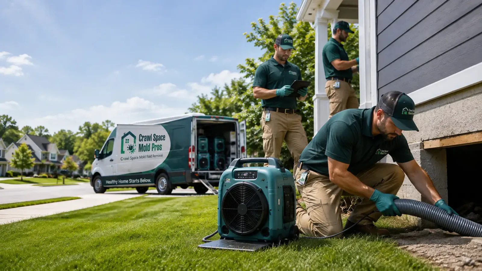 Crawl Space Mold Removal in Foreston, MN